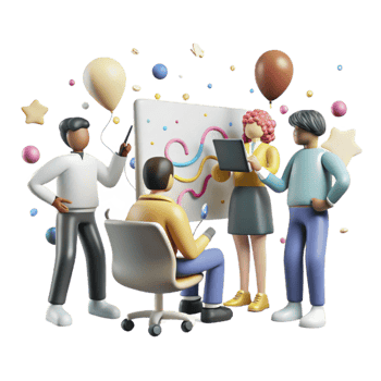impressive rustic Group Silhouette Problem Solving Meeting Transparent Background high resolution png