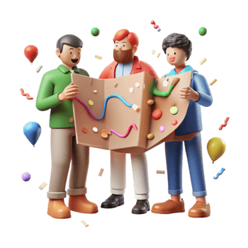 elegant creative Group Holding Map Planning Strategy Cutout detailed png