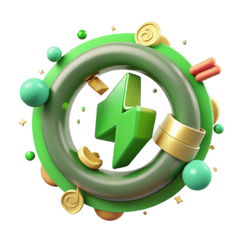 impressive rustic Green Energy Symbol Circular Shape Transparent genuine png