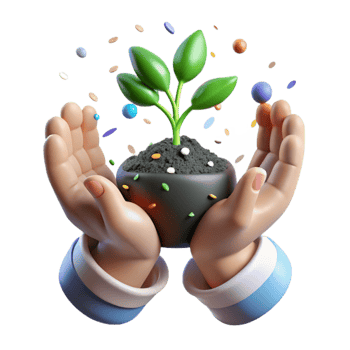 impressive modern Hands Holding Seedling Ready to Plant Transparent Cutout png