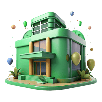 stunning traditional Green Building Modern Architecture Cutout professional png