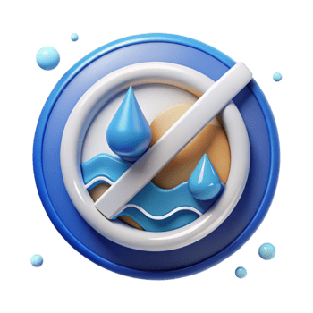 stunning creative Protect Clean Water Sign Cutout Advocacy Graphic Isolated detailed png