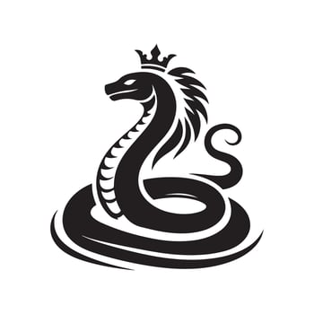 Wildlife Cobra Snake Illustration vector