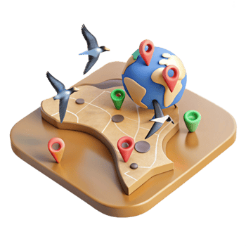 elegant contemporary Migrating Birds Flight Path Map Isolated Continent Outline premium png
