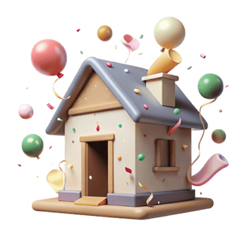 extraordinary vintage House with Soundproofing Insulation Isolated exclusive png
