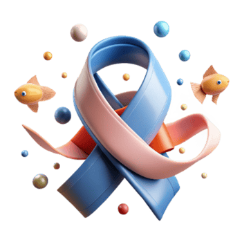 wonderful classic Overfishing Awareness Ribbon Transparent Background genuine png