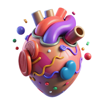 magnificent contemporary Human Heart Anatomy Isolated png