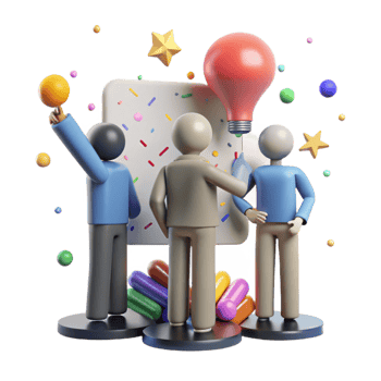 extraordinary contemporary Group Silhouette Creative Brainstorming Session Transparent Background genuine png