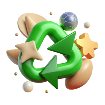 magnificent classic Recycling Symbol Green Checkmark Cutout exclusive png
