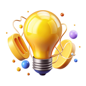 extraordinary vintage Lightbulb Filament Glowing Bright Yellow Isolated exclusive png