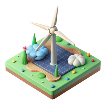 extraordinary traditional High Angle View Wind Turbine in Farmland Cutout genuine png
