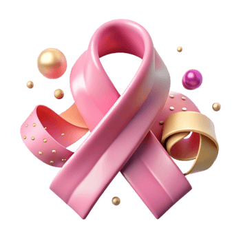 magnificent abstract Pink Ribbon Isolated with Subtle Gradient high quality png