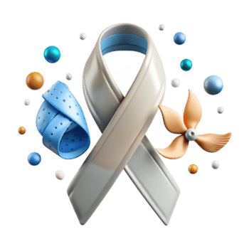 magnificent vintage Overfishing Awareness Ribbon Transparent Background original png