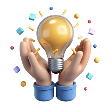 impressive modern Hands Holding Lightbulb Transparent Background detailed png