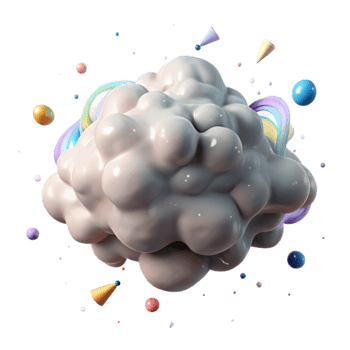 impressive traditional Realistic Fog Cloud with Transparent Background detailed png
