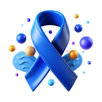 wonderful abstract Overfishing Awareness Ribbon Isolated Blue Gradient detailed png
