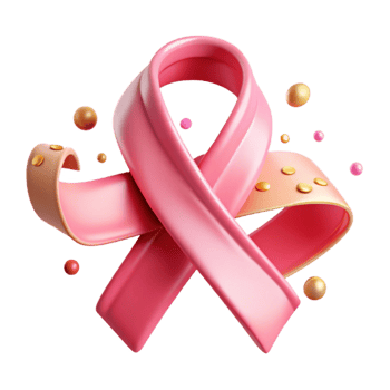elegant traditional Pink Ribbon Isolated with Subtle Gradient professional png