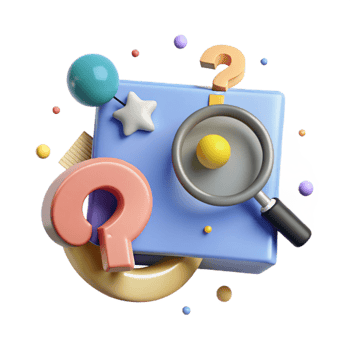 serene traditional Inquiry Based Learning Icon Question Mark and Magnifying Glass Transparent Background high resolution png