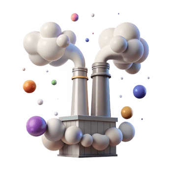 stunning contemporary Pollution Smoke From Factory Chimney Transparent Background authentic png
