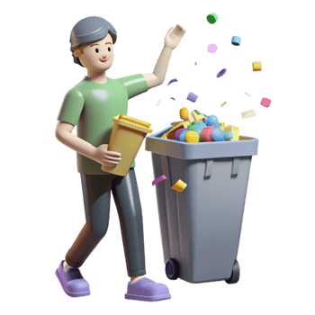 wonderful traditional Person Holding Recycling Bin Side View Transparent Cutout original png