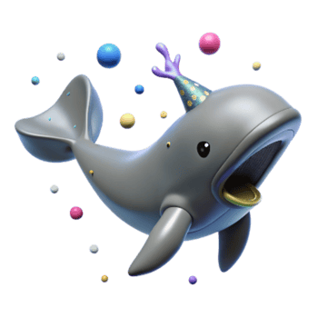 wonderful artistic Gray Whale Spout with Noise Pollution Overlay Transparent Background high resolution png