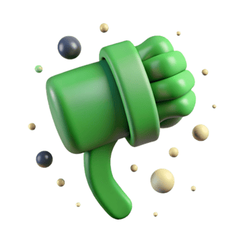 vibrant rustic Green Thumbs Down Icon Transparent high quality png
