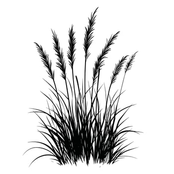 Creative Of Grass Illustration for Branding vector