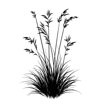 Creative Of Grass Illustration with Clean Style vector