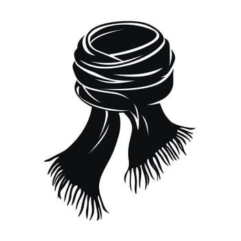 Creative Of Scarves Graphic Template with Subtle Texture vector