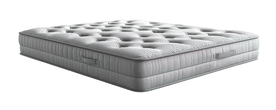 Mattress with Quilted Texture Isolated on Transparent Background png