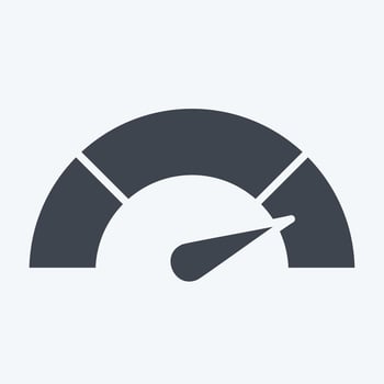 Icon Performance. related to Audit symbol. glyph style. design editable vector