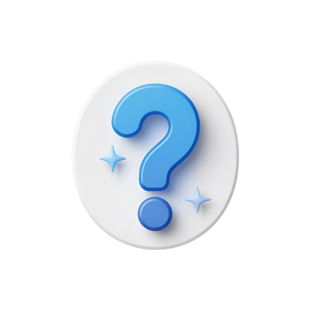 Question mark on white disc with sparkles, a concept of uncertainty and curiosity png