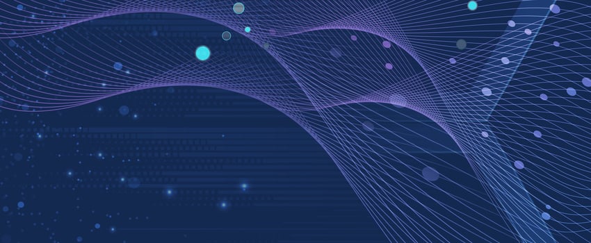 abstract background with purple lines and dots vector