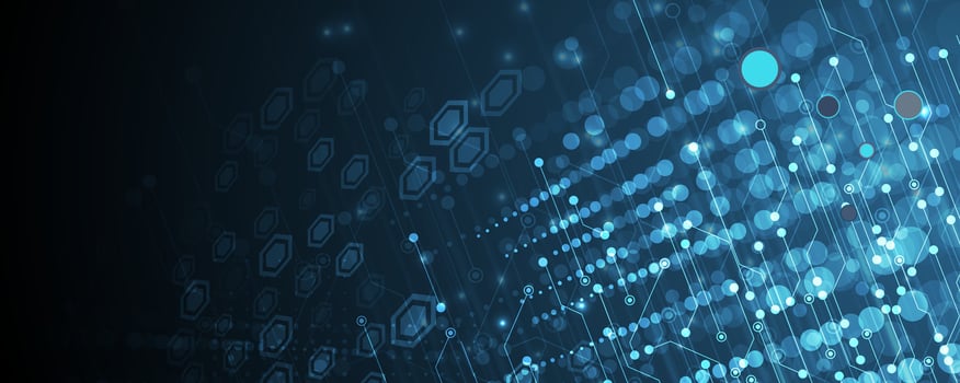 Modern cloud technology. Integrated digital web concept vector