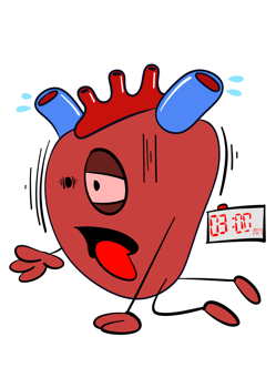 tired heart sticker png