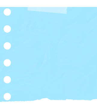 A blue piece of ripped paper png