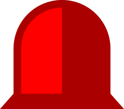 Red siren emergency fighing light icon png