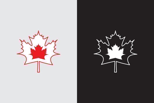 Made in canada stamp. vector