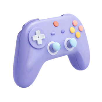 Cute Lavender Game Controller Isolated Gaming Entertainment Gadget Digital Art png