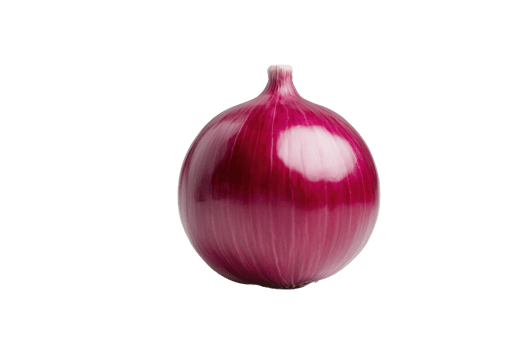 Fresh whole red onion with smooth shiny skin png