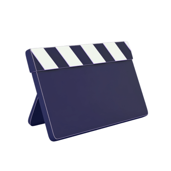 Cinema clapperboard for movie productions png