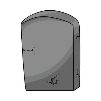 cracked grave illustration vector
