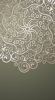 dark gold color motif mandala background concept vector