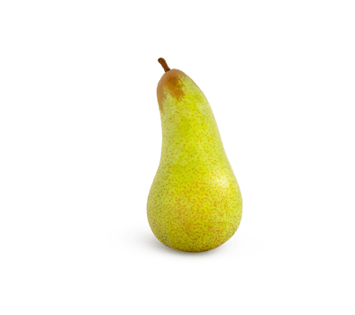 Juicy conference pear isolated with shadow png