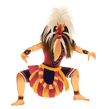 bujang ganong Dance png