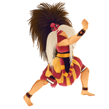 Reog Bujang Ganong Dancer png