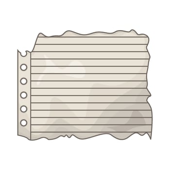blank torn paper vector