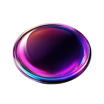 Abstract glowing circle with vibrant neon light trails on transparent background Concept of futuristic technology, energy, and portal png