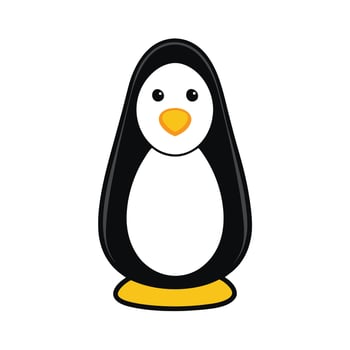Bedside Penguin Lamp vector