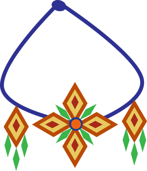 These colorful Mexican inspired necklaces feature png
